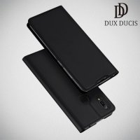 Dux Ducis чехол книжка для Huawei Y6 2019 / Y6s / Honor 8A / Honor 8A Pro с магнитом и отделением для карты - Черный