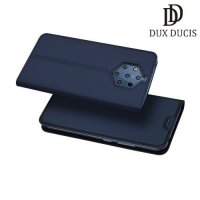 Dux Ducis чехол книжка для Nokia 9 PureView с магнитом и отделением для карты - Синий