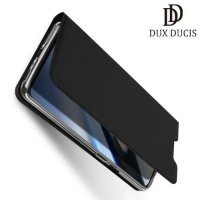 Dux Ducis чехол книжка для OnePlus 7 Pro с магнитом и отделением для карты - Черный