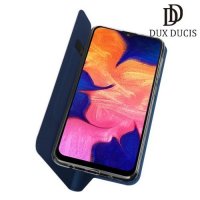Dux Ducis чехол книжка для Samsung Galaxy A10 с магнитом и отделением для карты - Синий