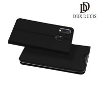 Dux Ducis чехол книжка для Samsung Galaxy A20e с магнитом и отделением для карты - Черный