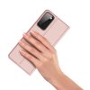Dux Ducis чехол книжка для Samsung Galaxy A41 с магнитом и отделением для карты - Розовый