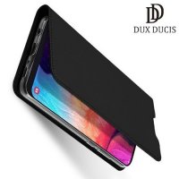 Dux Ducis чехол книжка для Samsung Galaxy A50 / A30s с магнитом и отделением для карты - Черный