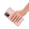 Dux Ducis чехол книжка для Samsung Galaxy A52 с магнитом и отделением для карты - Розовый