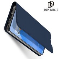 Dux Ducis чехол книжка для Samsung Galaxy A70 с магнитом и отделением для карты - Синий