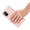 Dux Ducis чехол книжка для Samsung Galaxy M31s с магнитом и отделением для карты - Розовый
