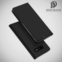 Dux Ducis чехол книжка для Samsung Galaxy S10e с магнитом и отделением для карты - Черный