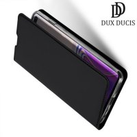 Dux Ducis чехол книжка для Samsung Galaxy S10 Plus с магнитом и отделением для карты - Черный