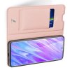 Dux Ducis чехол книжка для Samsung Galaxy S20 с магнитом и отделением для карты - Светло-Розовый