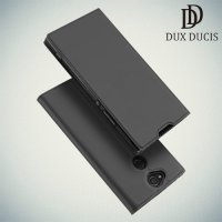 Dux Ducis чехол книжка для Sony Xperia XA2 Plus с магнитом и отделением для карты - Серый