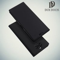 Dux Ducis чехол книжка для Sony Xperia 10 Plus с магнитом и отделением для карты - Черный