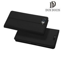 Dux Ducis чехол книжка для Sony Xperia XZ4 Compact с магнитом и отделением для карты - Черный