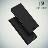 Dux Ducis чехол книжка для Xiaomi Mi 8 Lite с магнитом и отделением для карты - Черный