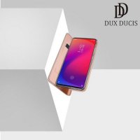 Dux Ducis чехол книжка для Xiaomi Mi 9T с магнитом и отделением для карты - Розовое Золото