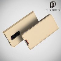 Dux Ducis чехол книжка для Xiaomi Mi 9T с магнитом и отделением для карты - Золотой