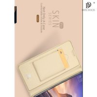 Dux Ducis чехол книжка для Xiaomi Mi Max 3 с магнитом и отделением для карты - Золотой