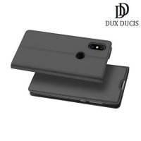Dux Ducis чехол книжка для Xiaomi Mi Mix 2s с магнитом и отделением для карты - Серый