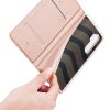 Dux Ducis чехол книжка для Xiaomi Mi Note 10 Lite с магнитом и отделением для карты - Розовый