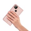 Dux Ducis чехол книжка для Xiaomi Redmi 9C с магнитом и отделением для карты - Розовый