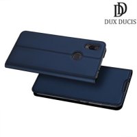 Dux Ducis чехол книжка для Xiaomi Redmi Note 7 / Note 7 Pro с магнитом и отделением для карты - Синий