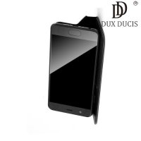 Dux Ducis Every универсальный чехол книжка из гладкой экокожи для смартфона 4.7-5.0 дюймов - Черный