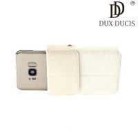 Dux Ducis Every универсальный чехол книжка из гладкой экокожи для смартфона 4.7-5.0 дюймов - Белый