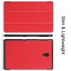 Двухсторонний чехол книжка для Samsung Galaxy Tab A 10.5 2018 SM-T595 SM-T590 с подставкой - Красный