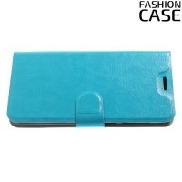 Fashion Case чехол книжка флип кейс для Asus Zenfone 4 Max ZC520KL - Голубой
