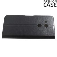 Fashion Case чехол книжка флип кейс для HTC U11 Plus - Черный