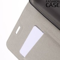 Fashion Case чехол книжка флип кейс для Xiaomi Redmi Note 4X - Черный