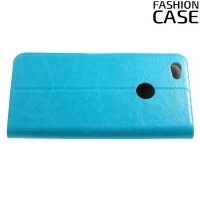 Fashion Case чехол книжка флип кейс для Xiaomi Redmi Note 5A 3/32GB - Голубой