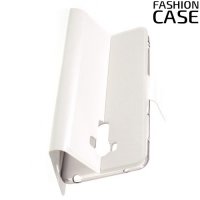 Fasion Case чехол книжка флип кейс для Asus ZenFone 3 Laser ZC551KL - Белый
