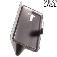 Fasion Case чехол книжка флип кейс для Asus ZenFone 3 Laser ZC551KL - Голубой