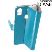 Fasion Case чехол книжка флип кейс для HTC Desire 10 pro - Синий