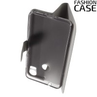 Fasion Case чехол книжка флип кейс для HTC Desire 10 pro - Коричневый