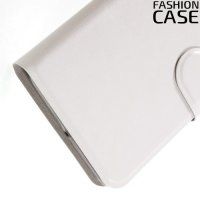 Fasion Case чехол книжка флип кейс для Lenovo K6 / K6 Power - Белый