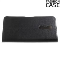 Fasion Case чехол книжка флип кейс для Lenovo K6 Note - Черный