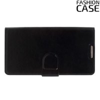 Fasion Case чехол книжка флип кейс для Sony Xperia X Compact - Черный