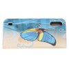 Флип чехол книжка для Samsung Galaxy A01 с рисунком голубая бабочка