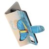 Флип чехол книжка для Samsung Galaxy S20 с рисунком голубая бабочка