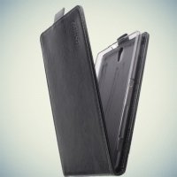 Флип чехол книжка для Sony Xperia C5 Ultra - Черный