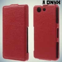 Флип чехол книжка для Sony Xperia Z3 Compact D5803 - Красный