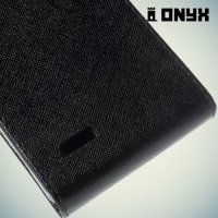 Флип чехол книжка для LG G4 - черный