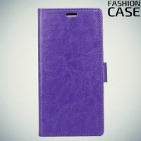Flip Wallet чехол книжка для Alcatel 3 5052D - Фиолетовый
