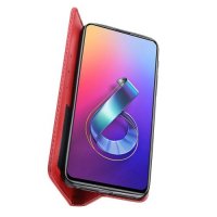 Flip Wallet чехол книжка для Asus Zenfone 6 ZS630KL - Красный