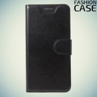 Flip Wallet чехол книжка для Asus Zenfone Max M1 ZB555KL - Черный