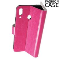 Flip Wallet чехол книжка для Asus Zenfone Max M2 ZB633KL - Розовый