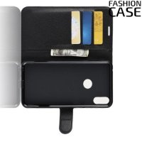 Flip Wallet чехол книжка для Asus Zenfone Max Pro (M1) ZB601KL / ZB602KL - Черный