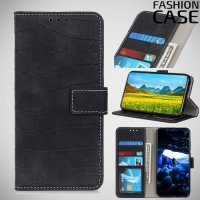 Flip Wallet чехол книжка для Huawei Nova 5T - Черный