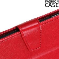 Flip Wallet чехол книжка для Nokia 1 Plus - Красный
